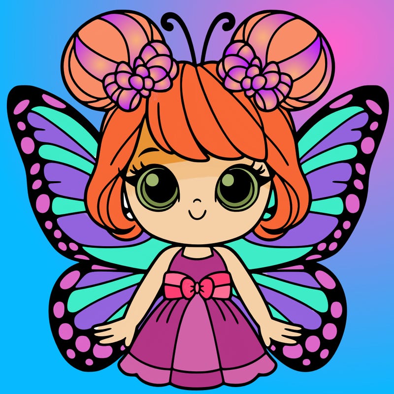 butterfly girl
