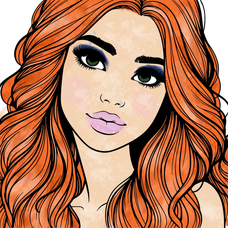 beautiful realistic girl