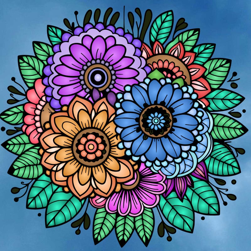 mandala flowers