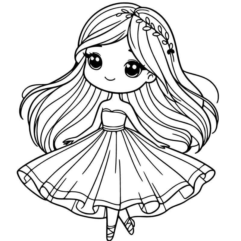 pretty girl with flowy dress