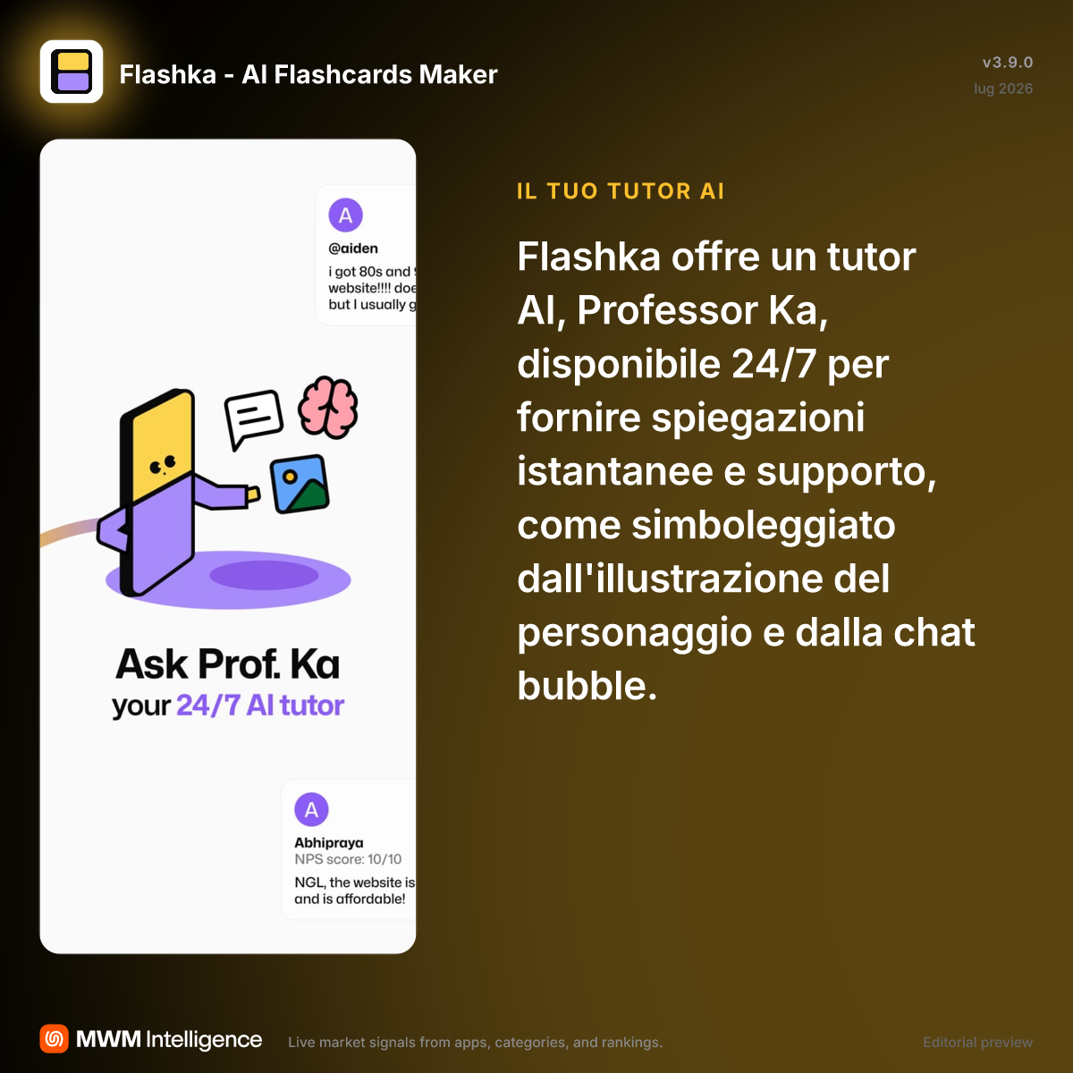 Flashka: AI Flashcards e Quiz - App di Istruzione | MWM
