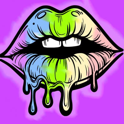 lips that look realistic and drip