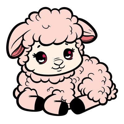 a baby sheep