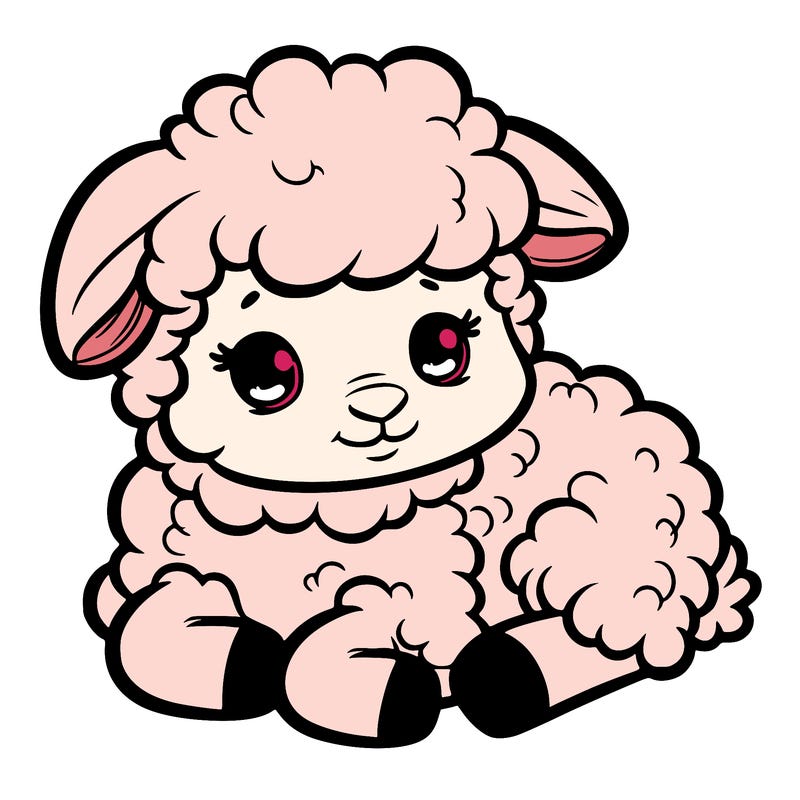 a baby sheep