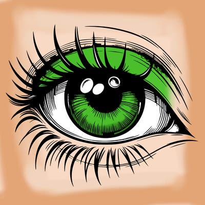 realistic eye