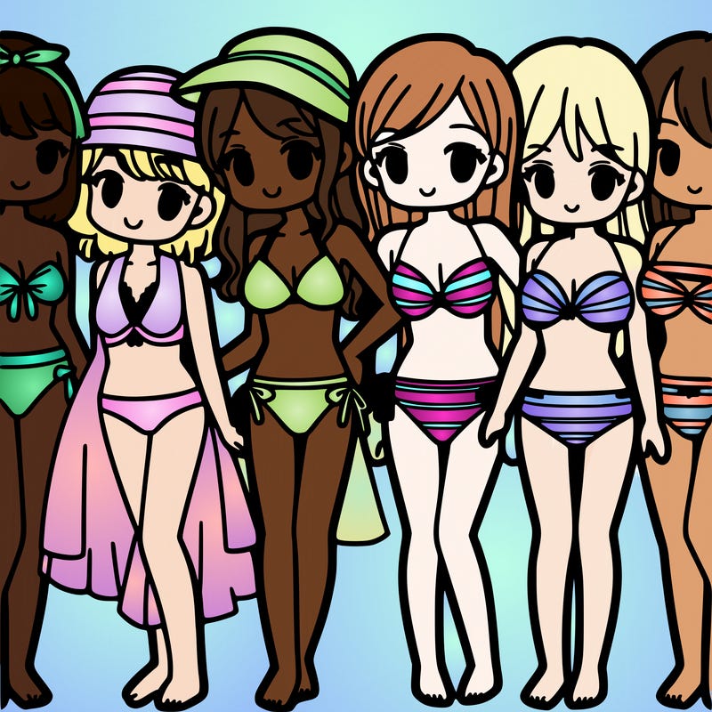 people wearing bikini
