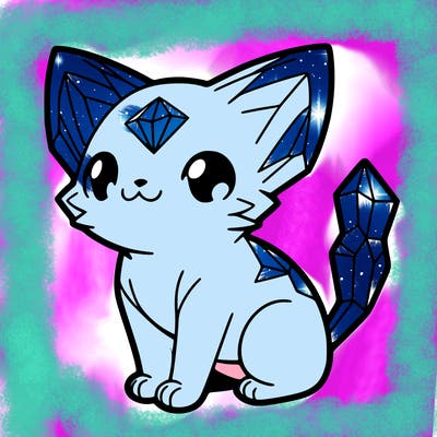 crystal kitten