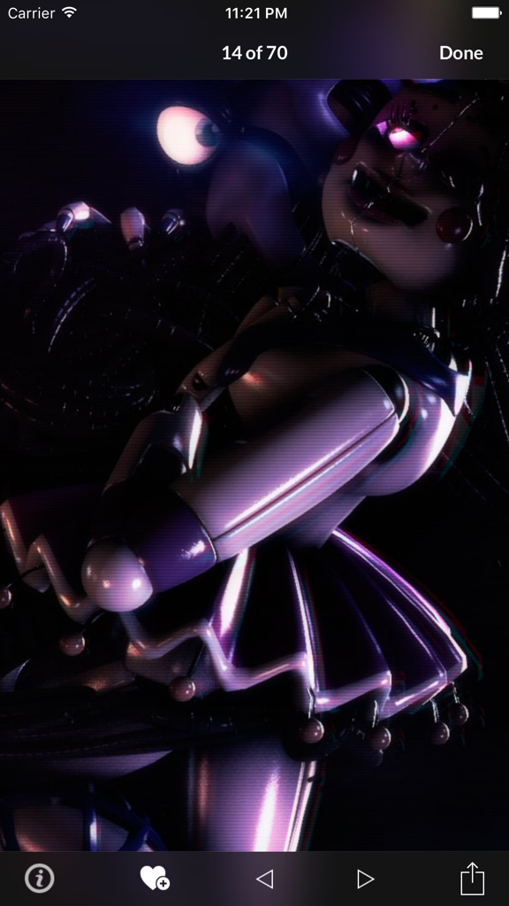 Papel de parede de terror de alta qualidade de Ballora de Five Nights at Freddys Sister Location