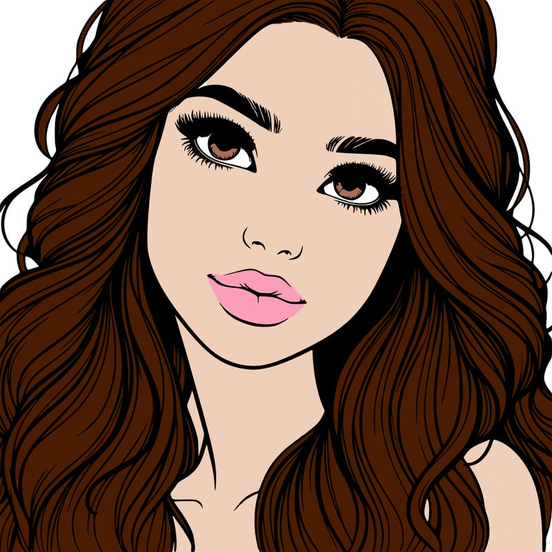 beautiful realistic girl