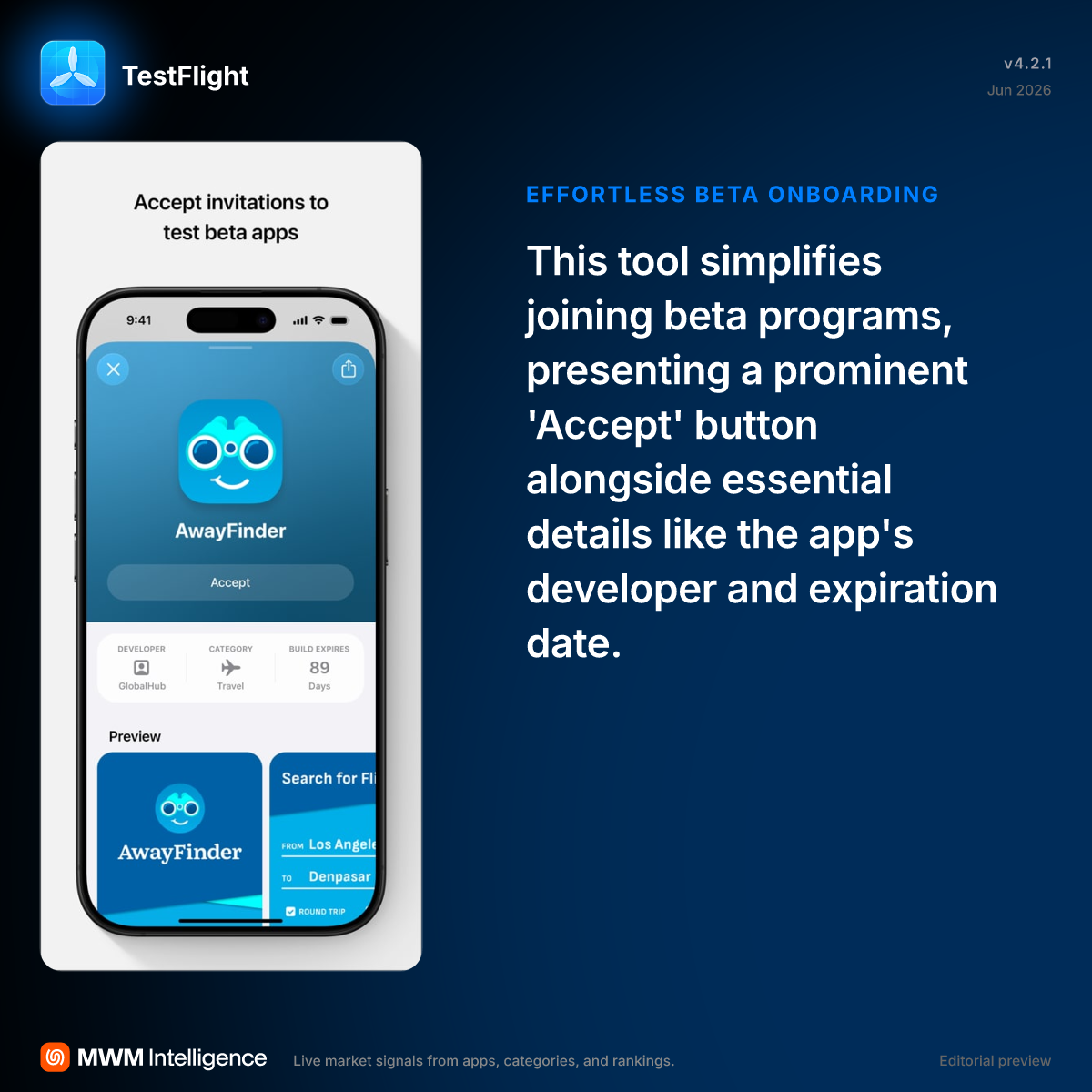 TestFlight - Developer Tools App | MWM