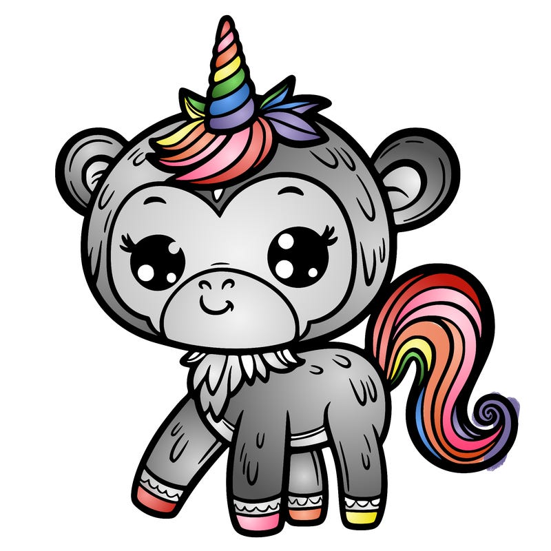 monkey unicorn