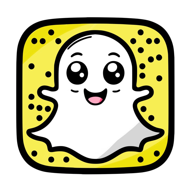 regular snapchat logo