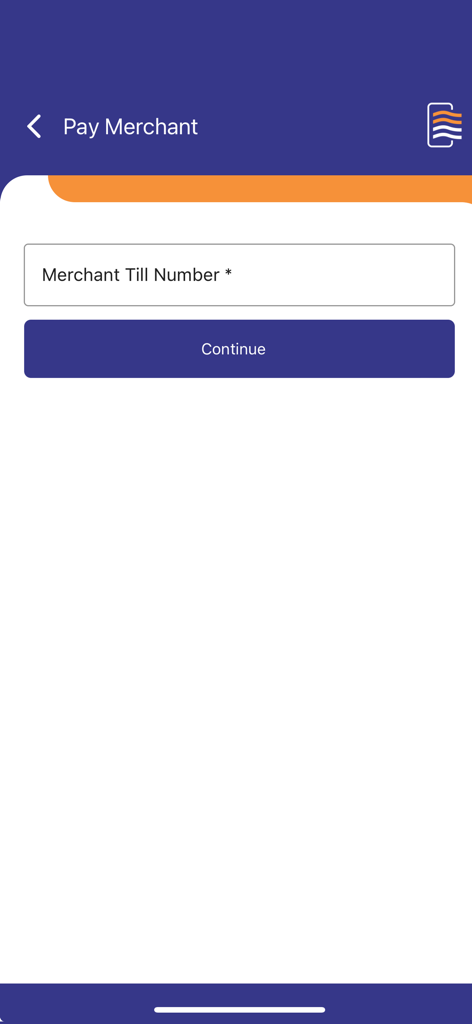 AwashBIRR Pro - Pay Merchant screen in the AwashBIRR Pro mobile app showing a field for the merchant till number