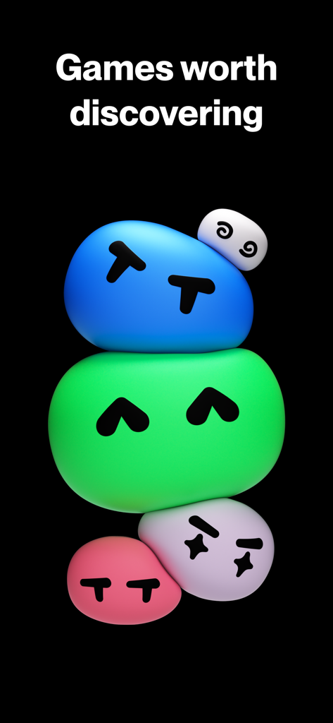 TapTap app splash screen with stylized characters and the slogan Games worth discovering