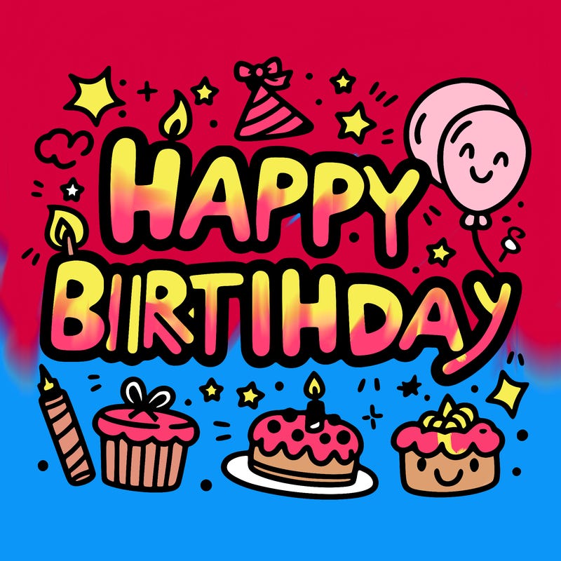 happy birthday text simple