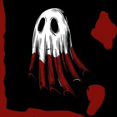realistic creepy ghost
