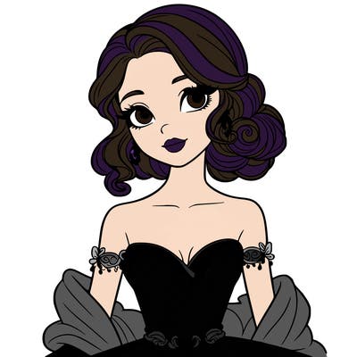 a pretty elegant lady