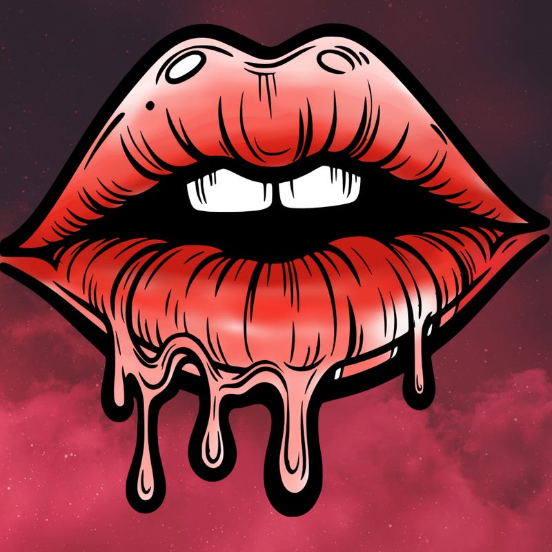 lips that look realistic and drip