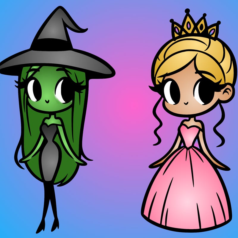 elphaba and glinda