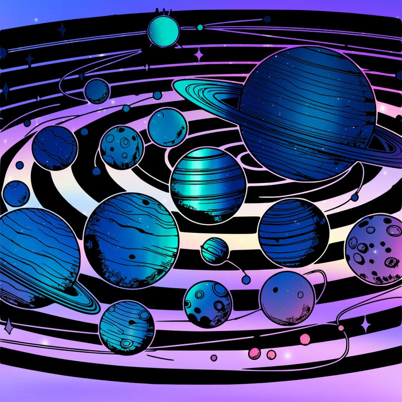 realistic planets on a solar system