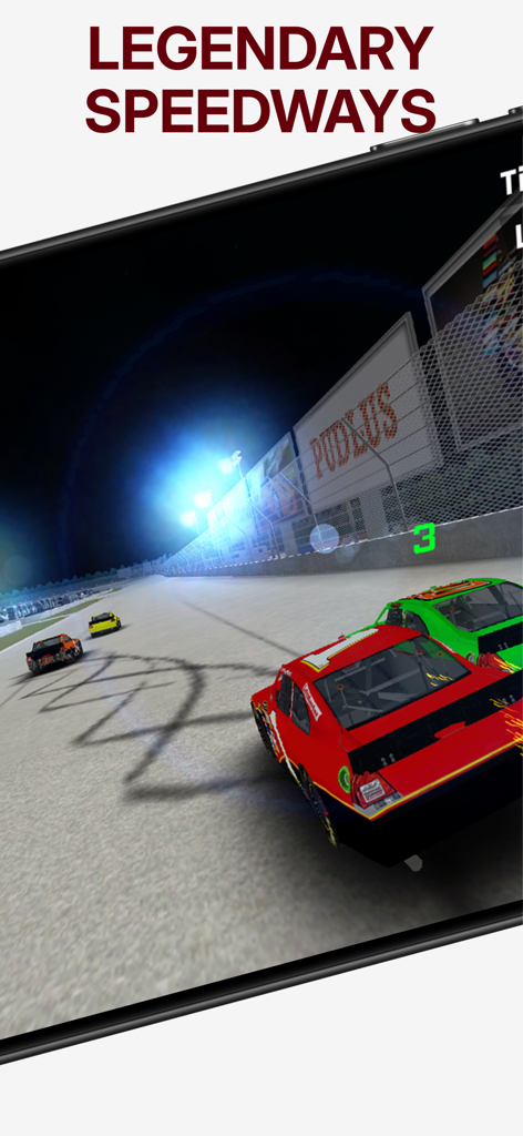 Ultimate Speed Rush Champion - 夜の伝説的なオーバルスピードウェイで競い合うV8ストックカー