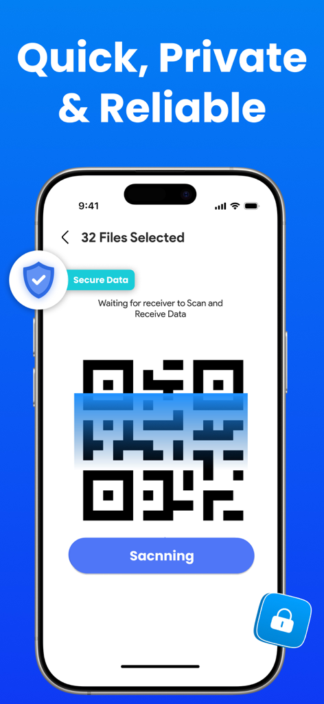 Smart Switch Phone Transfer - Transferencia segura de datos usando un código QR en la interfaz de la aplicación Smart Switch Phone Transfer
