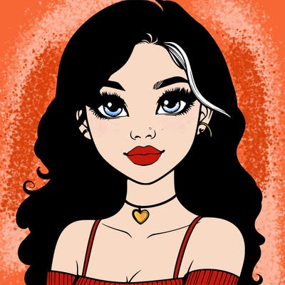 realistic pretty girl