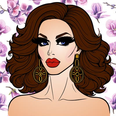 realistic drag queen