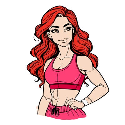 gorgeous girl with good body