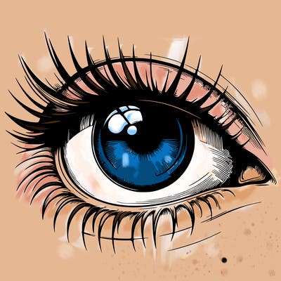realistic eye