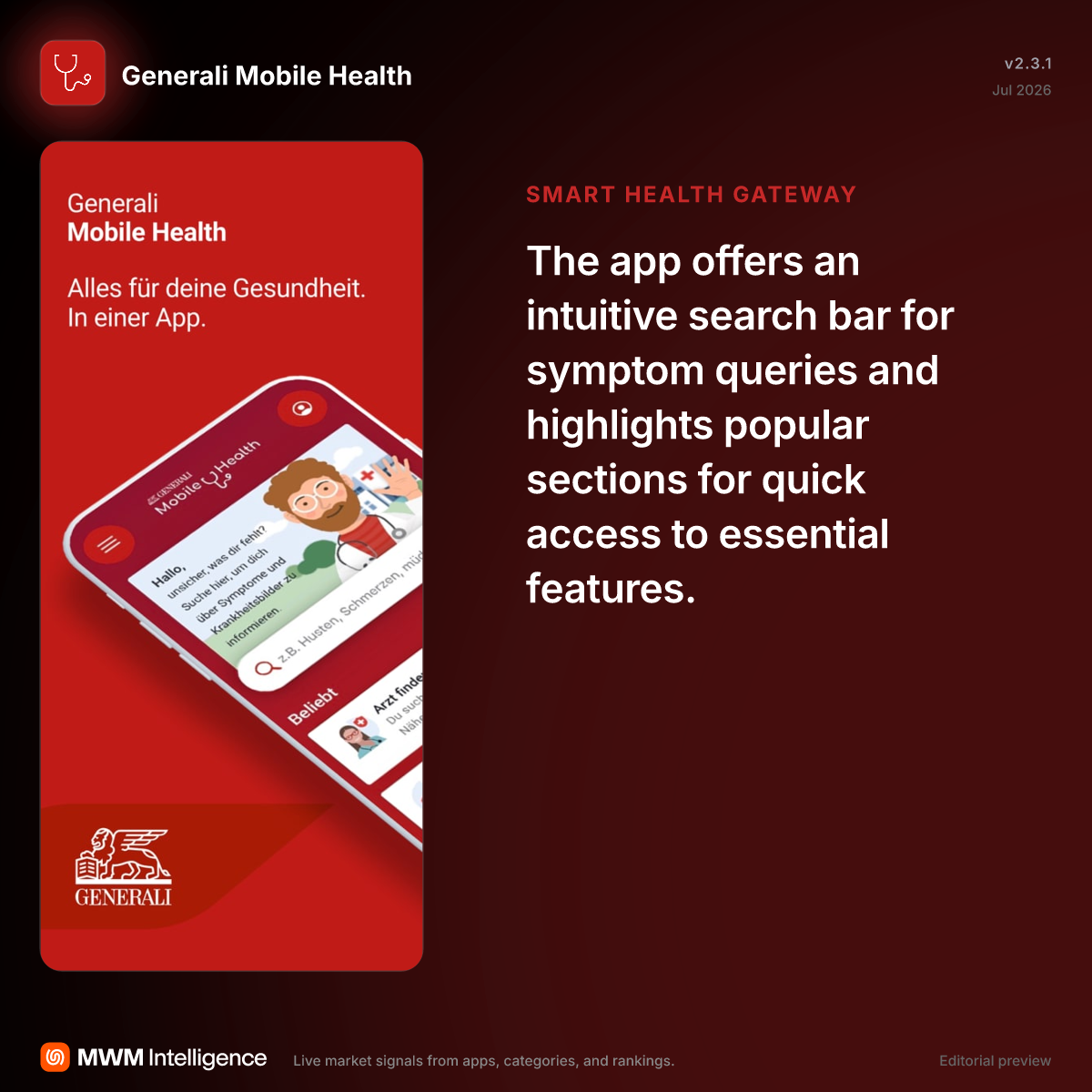 Generali Mobile Health - Medical App | MWM