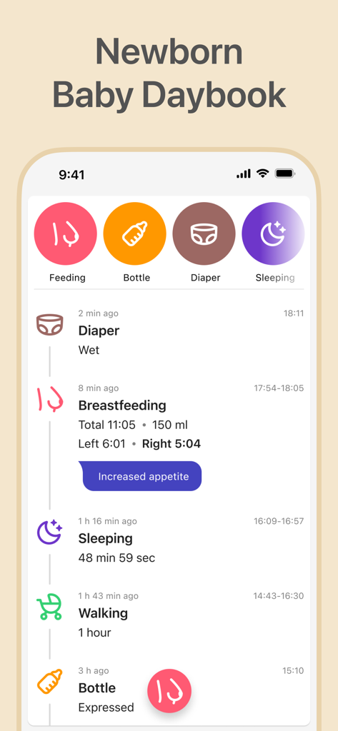 Baby Tracker・Breastfeeding Log | Track Feeding, Sleep & Growth