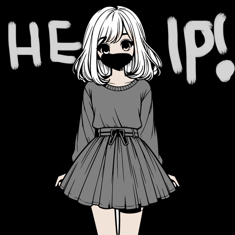 realistic girl with a skirt on