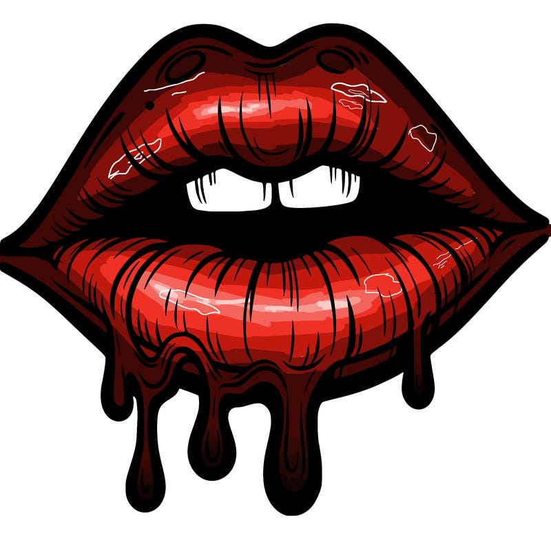 lips that look realistic and drip