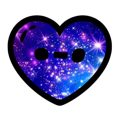 a blank heart