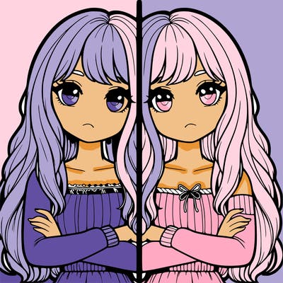 realistic girls split