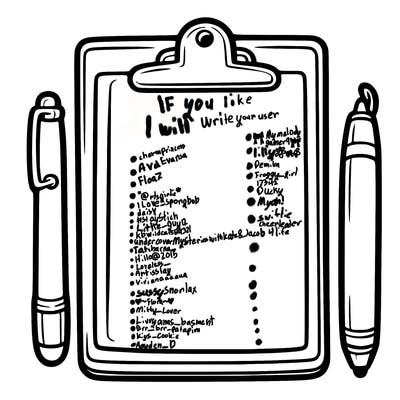 blank clip board with pen