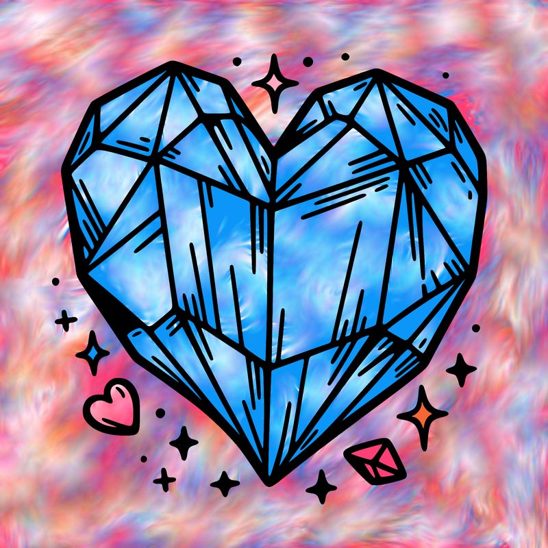 crystal heart