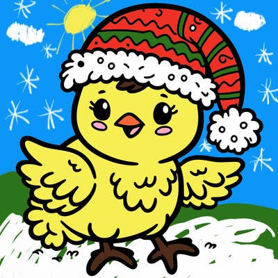 christmas chick