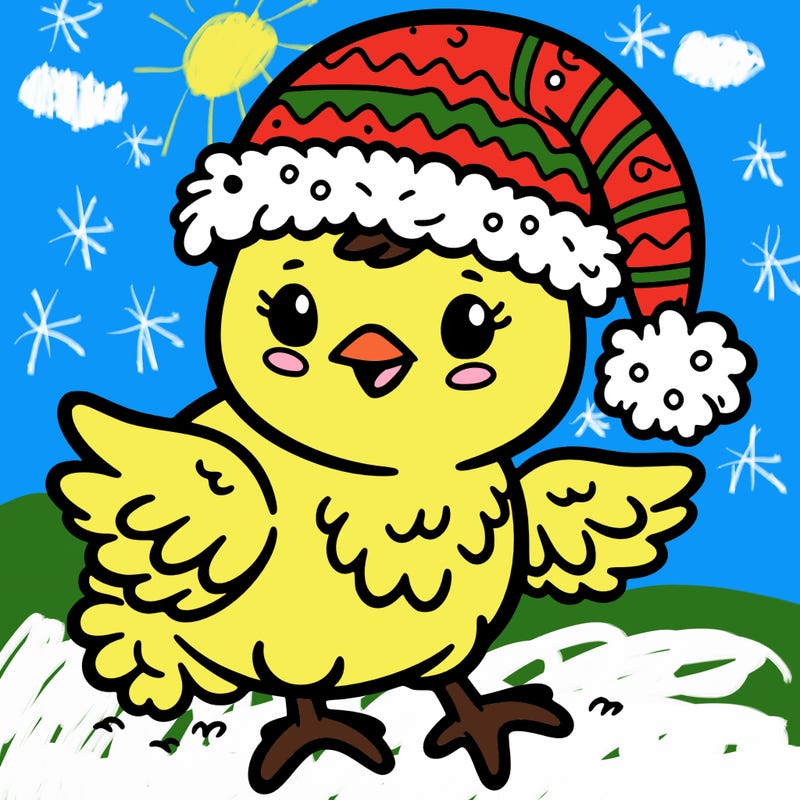 christmas chick