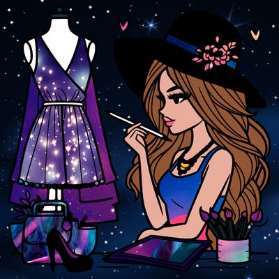 a stylish fashion designer