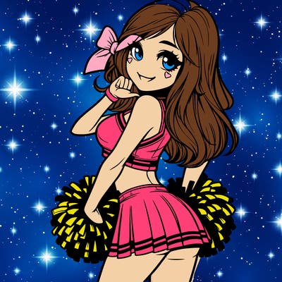 realistic cheerleader