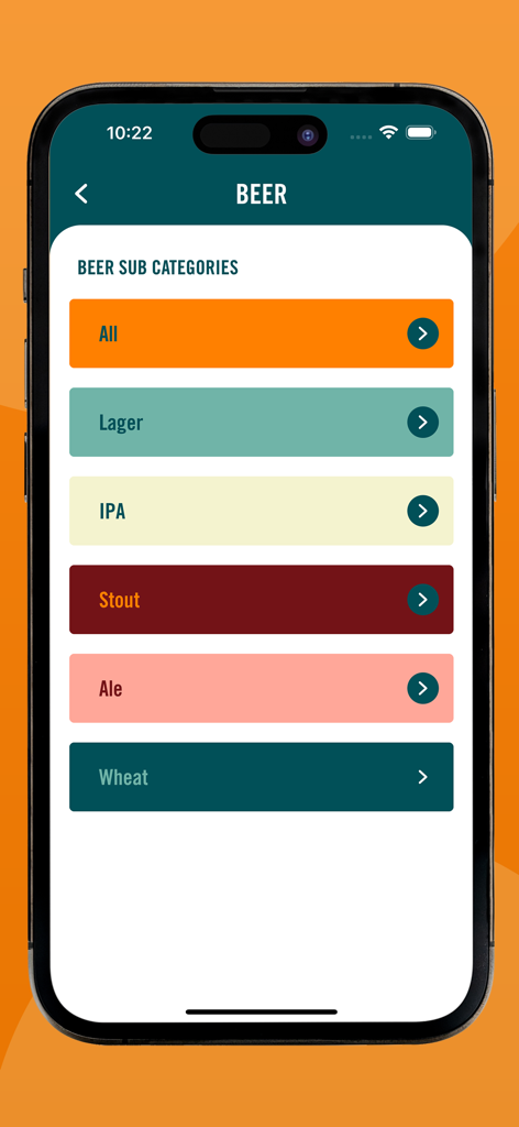 Zoom Drinks Delivery - Zoom Drinks Delivery app screen showing various beer subcategories including Lager IPA and Stout
