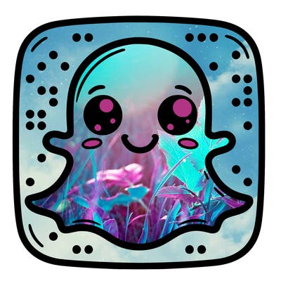 the real snapchat logo