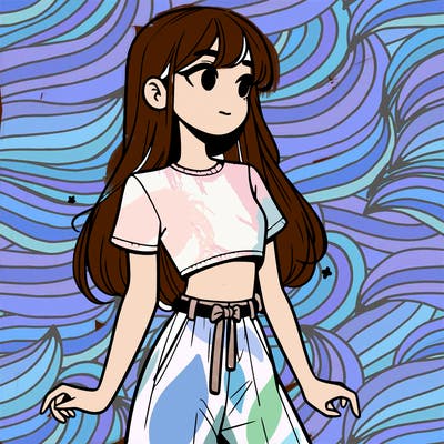 girl in a cute crop top