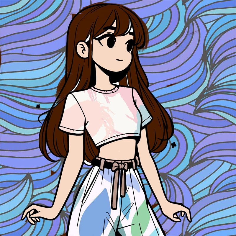 girl in a cute crop top