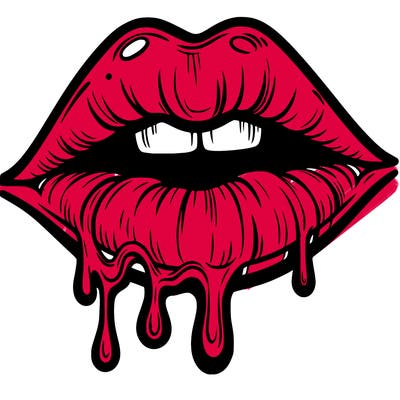 lips that look realistic and drip