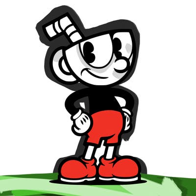 cuphead as human
