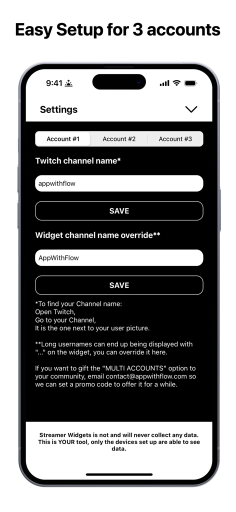 Streamer Widgets for Twitch - Reference App | MWM