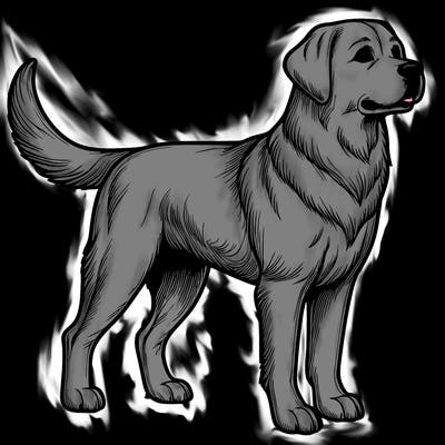 realistic dog